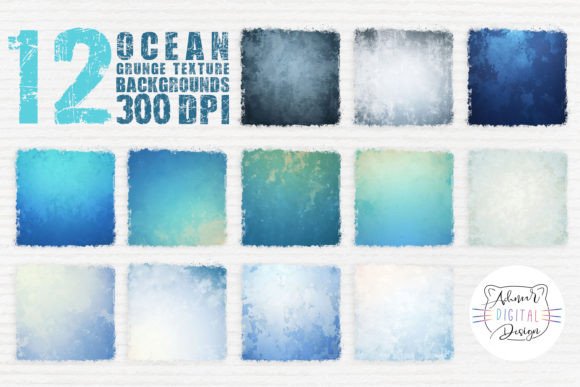 Dive Into Depth: Mastering Ocean Grunge Texture Backgrounds