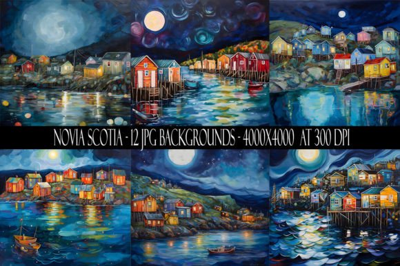 Novia Scotia Backgrounds: A Designer's Toolkit for Coastal Charm