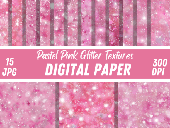 Pastel Pink Glitter Textures: The Digital Sparkle Your Projects Need