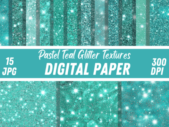 Pastel Teal Glitter Sparkle Backgrounds: A Designer's Guide