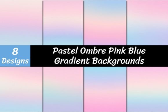 Soft & Modern: Elevate Projects with Pastel Pink Blue Gradients