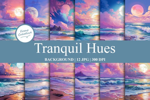 Tranquil Hues Backgrounds: A Foundation for Calm, Professional Design