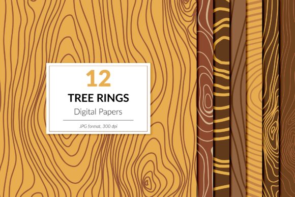 Tree Rings Backgrounds: Nature's Timeless Design Asset