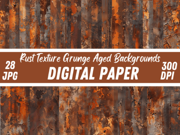 Unleash Raw Character with Rust Texture Grunge Aged Backgrounds