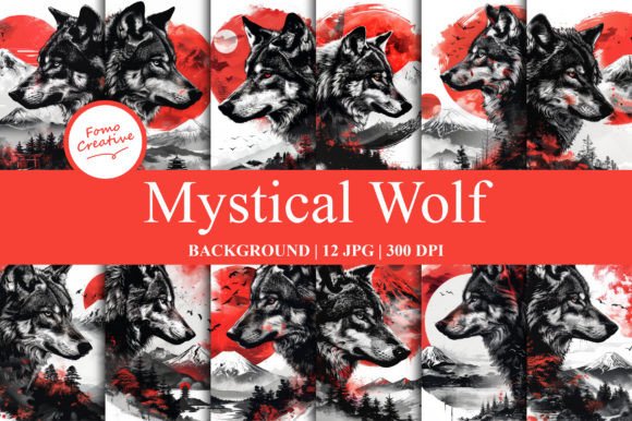 Unleashing the Wild Spirit: Mystical Wolf Backgrounds in Modern Design