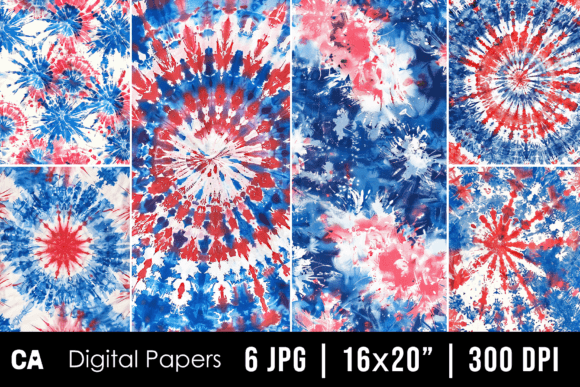 Watercolor Red Blue Tye Dye Backgrounds: A Bold Creative Foundation